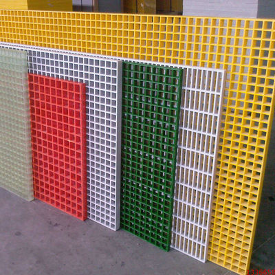 Anti Slip Molded Fiberglass Grating For Drain Cover , Pool & Deck Floor