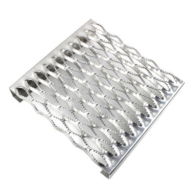 ISO9001 Anti Skid Aluminum Grip Strut Walkway Channel Safety Grating