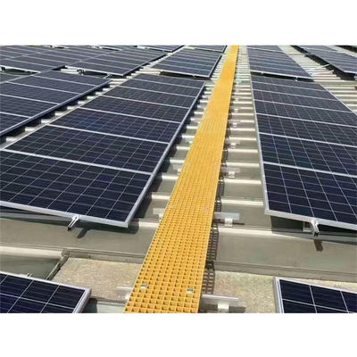 Fire Resistance Solar Panel Rail Walkway Fiberglass Grating