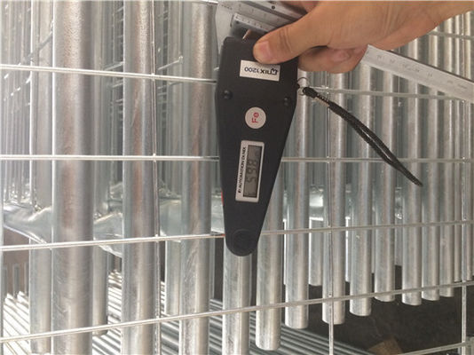 2.1x2.4m Temporary Metal Fence Panels , Steel Temporary Fencing Australia Standards