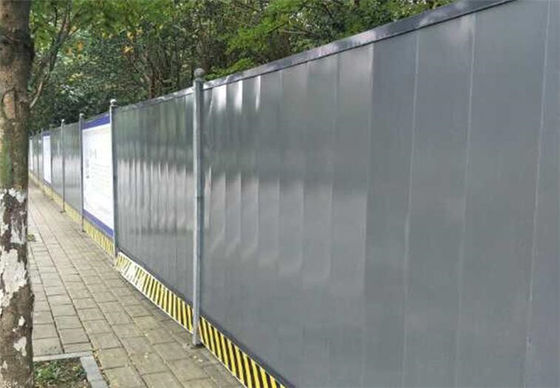Durable Temporary Hoarding Panels , Steel Hoarding Panels With ISO9001