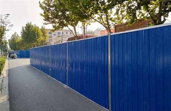 Durable Temporary Hoarding Panels , Steel Hoarding Panels With ISO9001