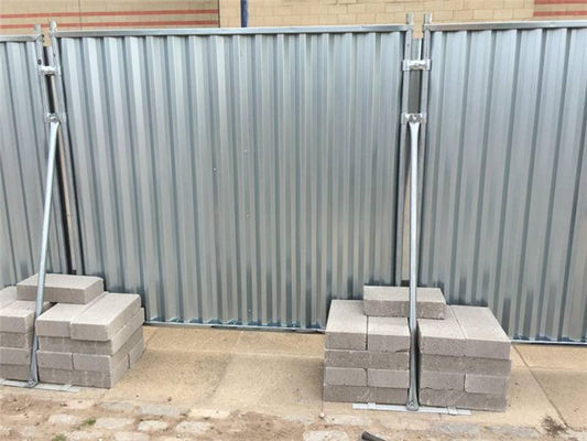 Durable Temporary Hoarding Panels , Steel Hoarding Panels With ISO9001