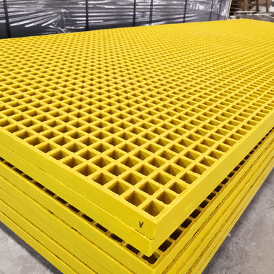 Walkway Anti - Slip FRP Grating Panels , Fiberglass Bar Grating With UV