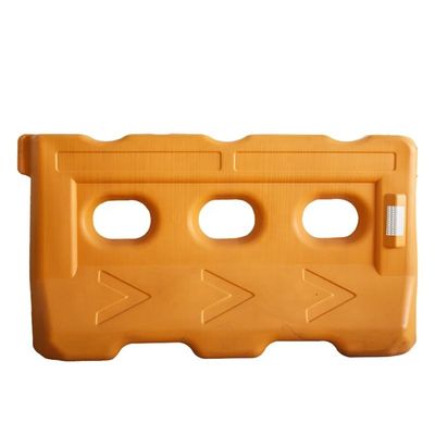 780mm Height Three Holes Water Filled Barriers With Fence , Water Filled Road Barriers