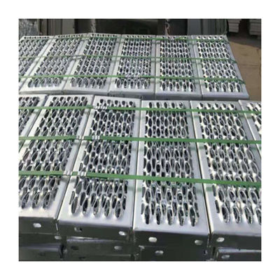 Perforated Galvanized Grip Strut Grating Stair Treads Non Slip Metal Sheet