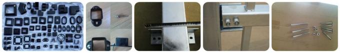 Residential / Commercial Steel Picket Fence Wrought Iron Railing Fence Waterproof