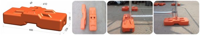 Australia standard temporary fencing panels and plastic/concrete feet