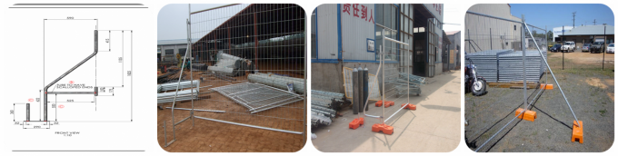 Australian Standards Temporary Security Fence Panels Hot Dipped Galvanized