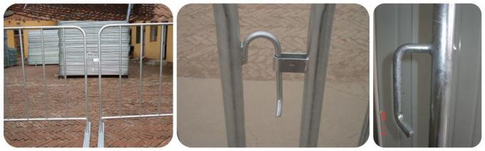 Safety Metal Crowd Control Barriers , Temporary Portable Event Fencing