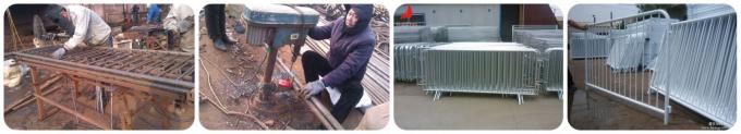 Safety Metal Crowd Control Barriers , Temporary Portable Event Fencing