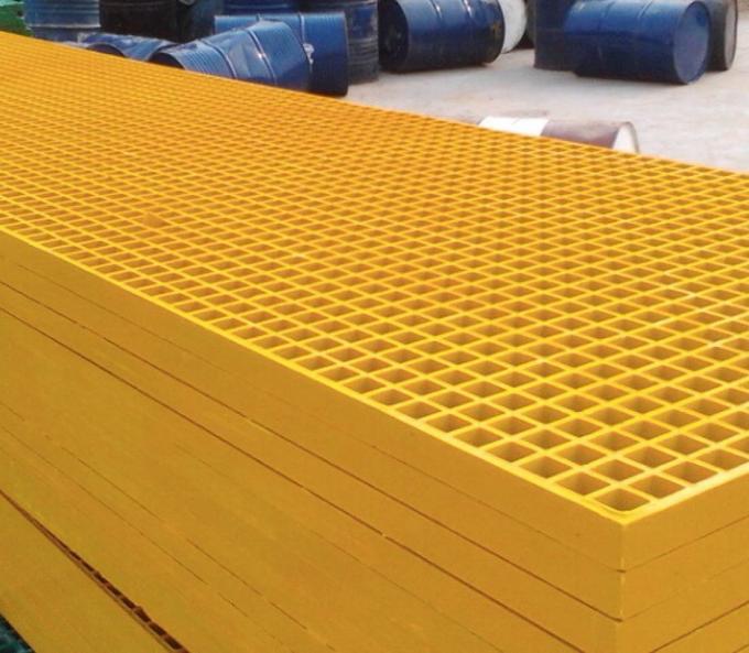 FRP Fiberglass Reinforced Plastic Grating For Stair Treads / Walkways / Drainage Cover