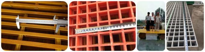 FRP Fiberglass Reinforced Plastic Grating For Stair Treads / Walkways / Drainage Cover
