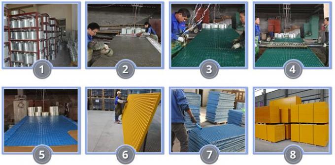 FRP Fiberglass Reinforced Plastic Grating For Stair Treads / Walkways / Drainage Cover