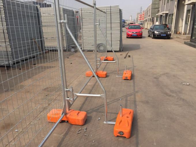 2.1x2.4m Temporary Metal Fence Panels , Steel Temporary Fencing Australia Standards