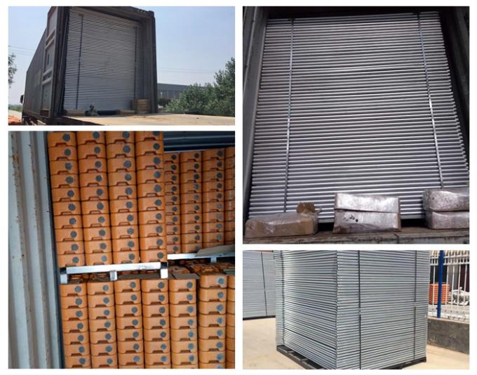 2.1x2.4m Temporary Metal Fence Panels , Steel Temporary Fencing Australia Standards