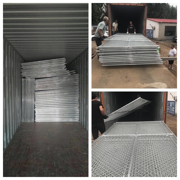 High quality 6ft x 12ft 6ft x 10ft galvanized temporary chain link panels for temporary tree protection