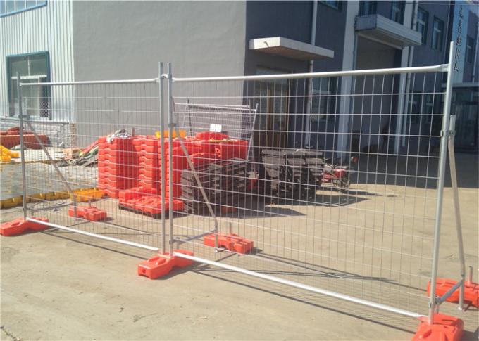 temporary fence in construction site