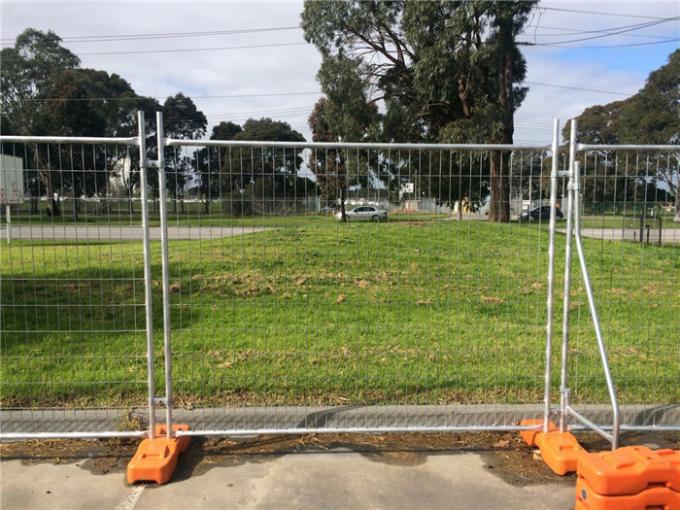 temporary fence in construction site