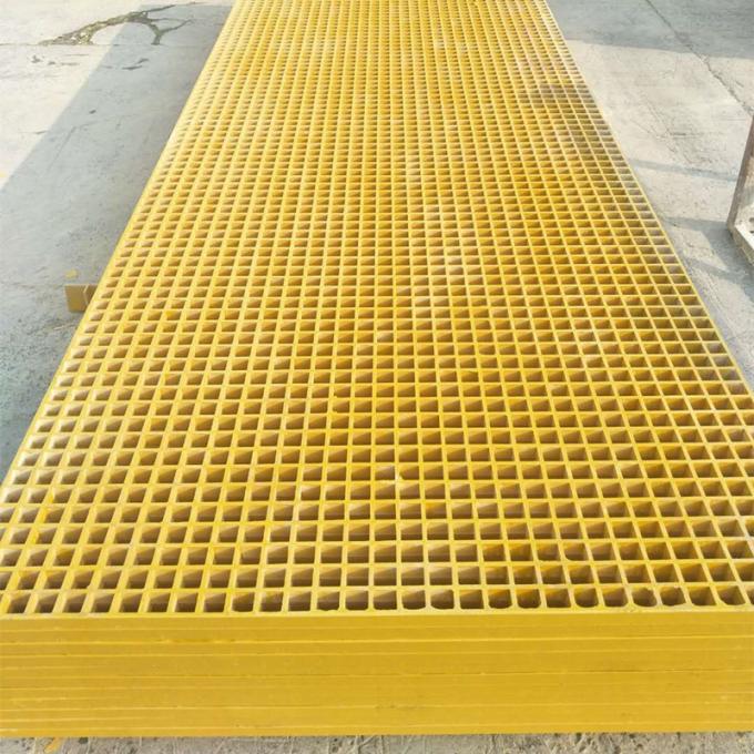 frp grating yellow color