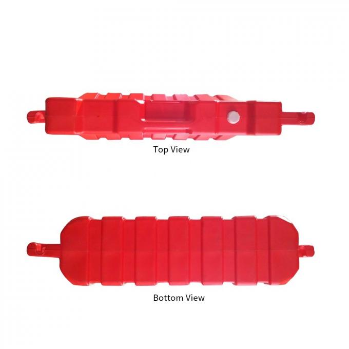 Water Filled Jersey Barriers 900mm Height Red White Color 