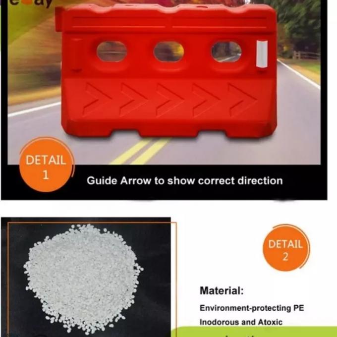 plastic water filled barriers material