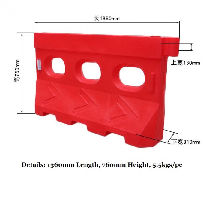 triton water filled barriers