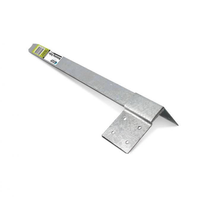 Hot Dipped Galvanized Flat Or Corner Retaining Stake 450mm 