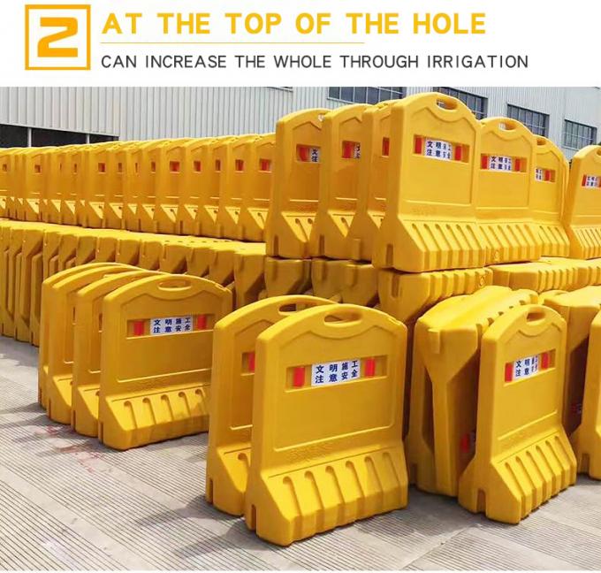 1.0 * 1.2m Water Traffic Barriers Road Safety PE Material