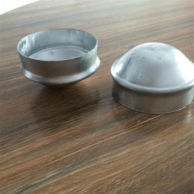 two galvanized round post cap 810nb