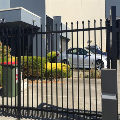 High Security Commercial Fencing Metal Frame Pickets 25*25mm