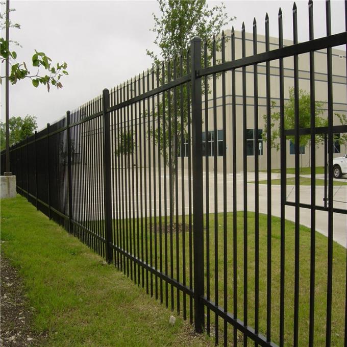 PVC Coated Ornamental  Galvanized Tubular Steel Fencing