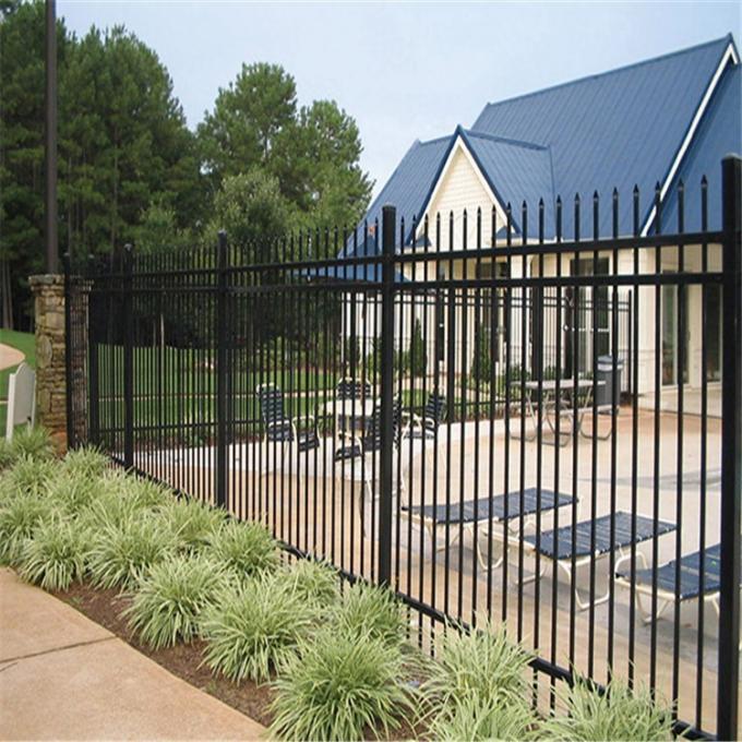 PVC Coated Ornamental  Galvanized Tubular Steel Fencing