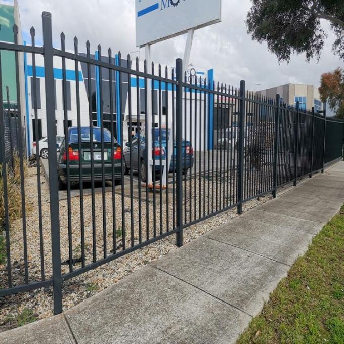 PVC Coated Ornamental  Galvanized Tubular Steel Fencing