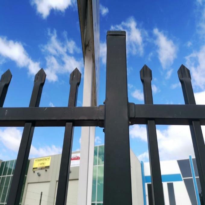 PVC Coated Ornamental Galvanized Steel Picket Fence