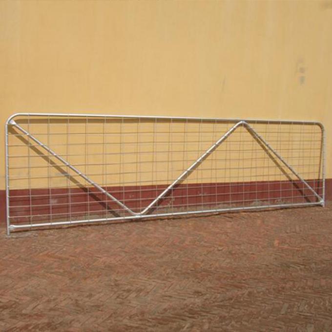 16ft N Brace Farm Gate Iron Wire Mesh 4800x1170mm