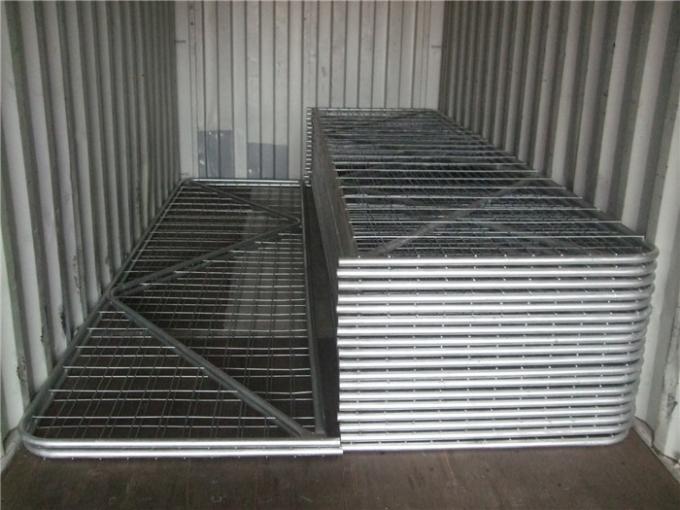 16ft N Brace Farm Gate Iron Wire Mesh 4800x1170mm
