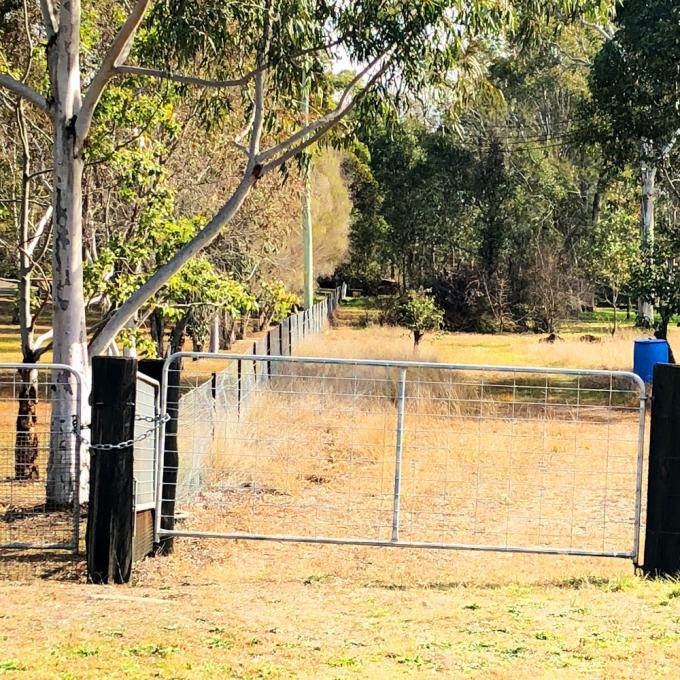 Galvanized Steel N Stay Welded Mesh Steel Farm Gates 