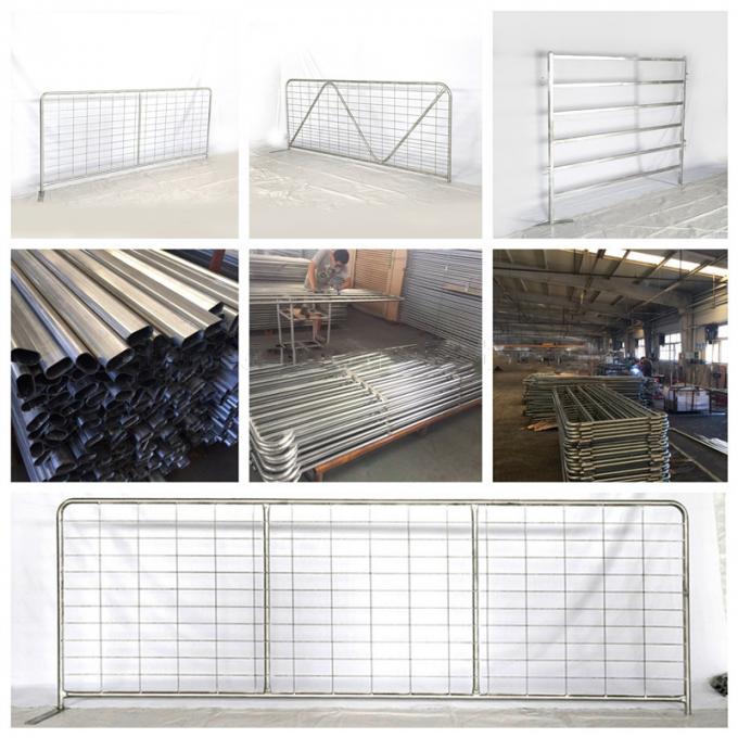 Galvanized Steel N Stay Welded Mesh Steel Farm Gates 