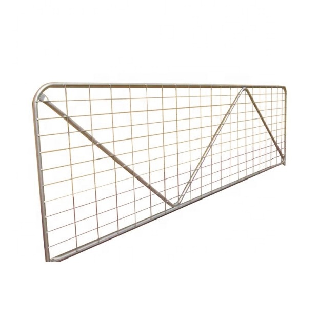 Pre-Galvanized 10ft N Brace Farm Gate 3000x1170mm OD32mm