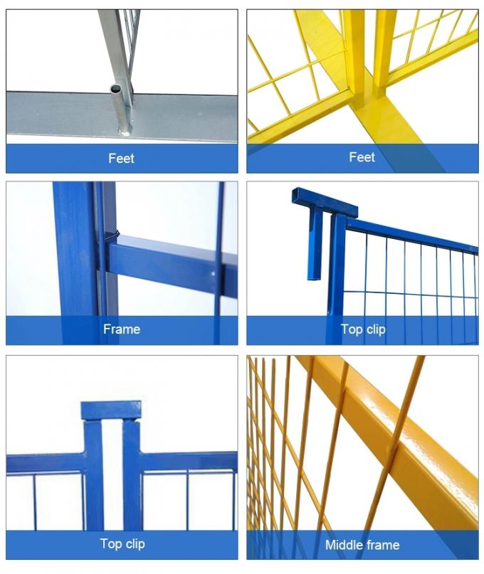 6'X9.5' Portable Canada Temporary Fence Construction Site 