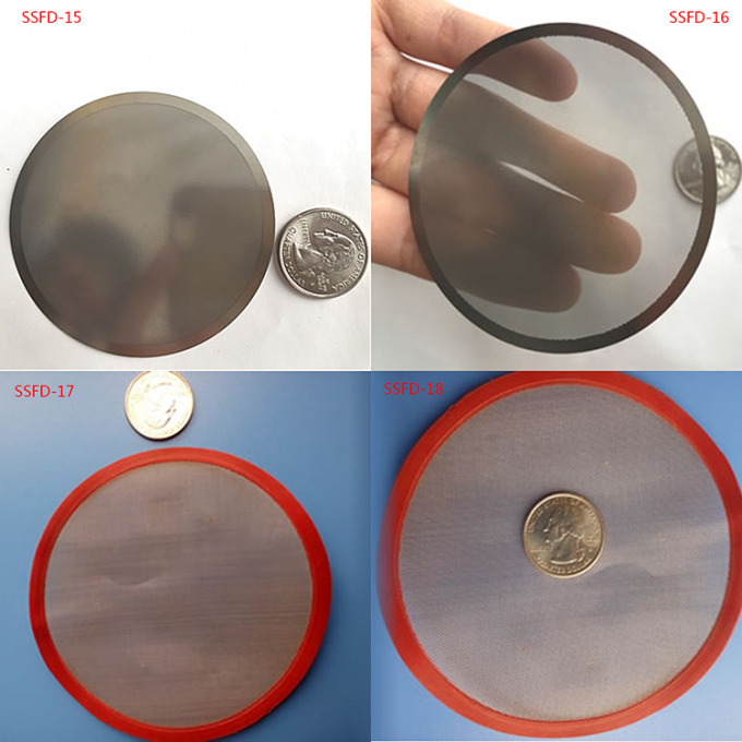 Acid Resistant 10mm 20 Micron Metal Filter Screen