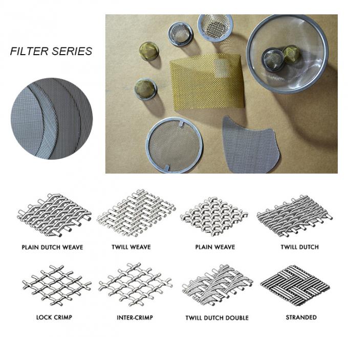  304 316 316L Stainless Steel Wire Mesh Filter Disc 