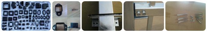 Decorative Q235 Galvanized Steel Picket Fence For Private Grounds Anti Corrosion