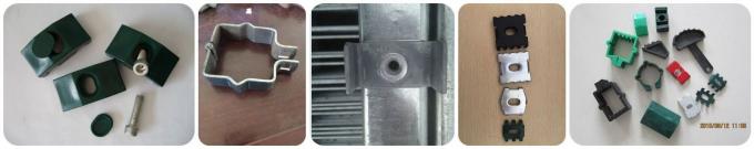 PVC coated security wire mesh iron fence gate