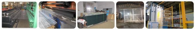 Protective PVC Coated Welded Wire Mesh Fence , Green Wire Fencing Panels