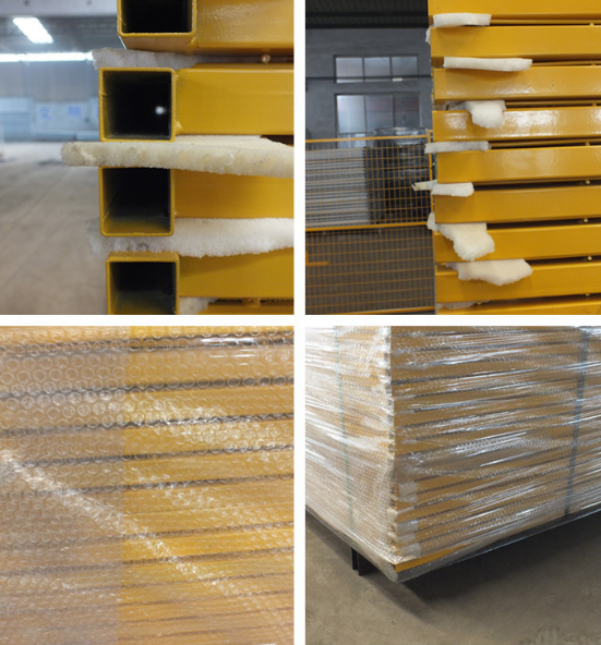 El polvo cubrió la cerca Panels For Canada de GalvanizedTemporary