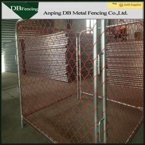 Movable Temporary Chain Link Fence For Traffic Control And Crowd Control
