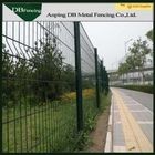 Protective PVC Coated Welded Wire Mesh Fence , Green Wire Fencing Panels