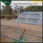 Safety Temporary Construction Chain Link Fence With Vertical Brace / Cross Brace
